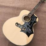 Flame maple custom G200 acoustic guitar Elvis Presley fretboard inlays