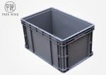 Euro Stackable Heavy Duty Plastic Storage Containers 600 * 400 * 340mm 50 Liter