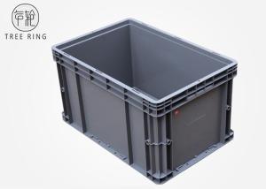 Quality Euro Stackable Heavy Duty Plastic Storage Containers 600 * 400 * 340mm 50 Liter wholesale