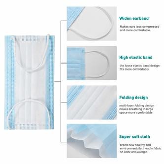 10g - 35g Disposable Earloop Face Mask