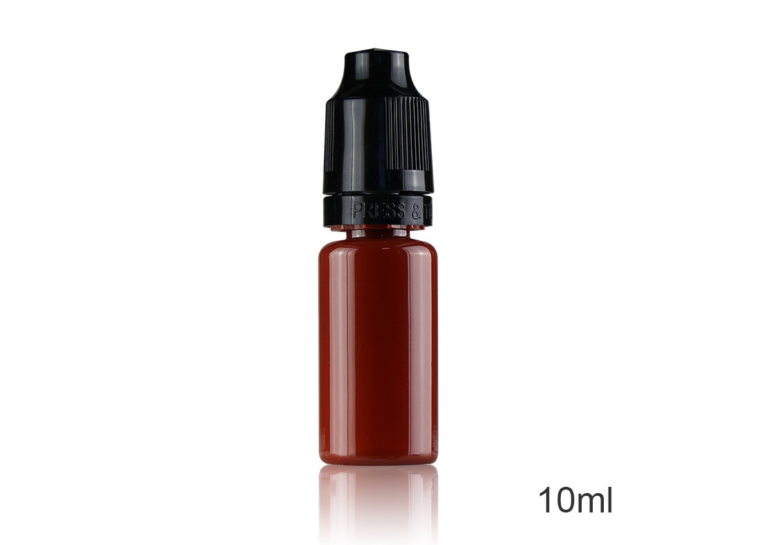 Brown Pet Essential Oil Bottle 10ml Black Cap Clear Nesse No Leaking Portable