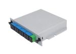 1260nm LGX Type 1x8 Optical Fiber Splitter FTTH Telecom Equipment