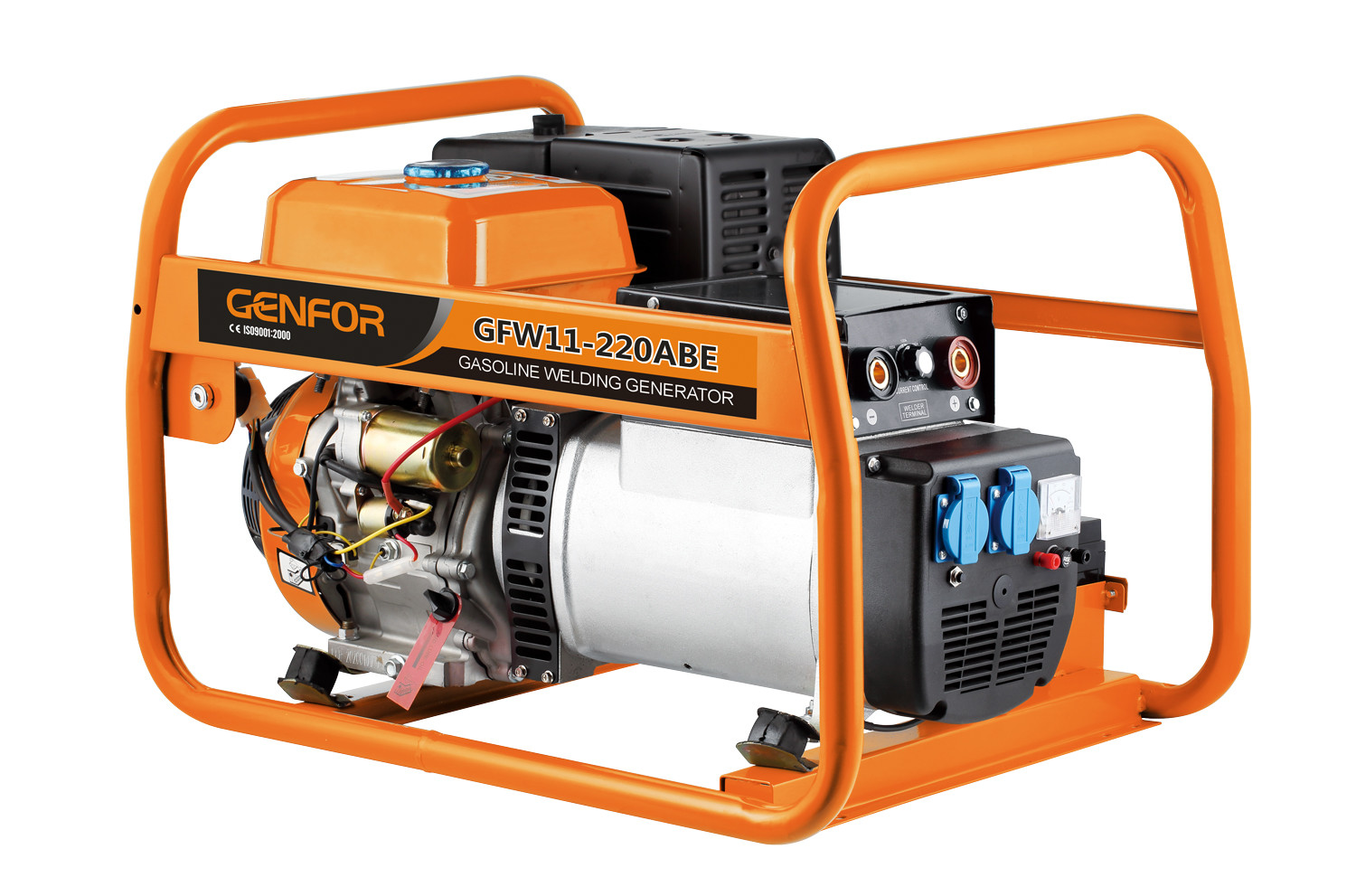 DC 200A Pully Belt Type Alternator Welding Equipment 5.5KW Rated Power