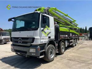 Quality Re-Manufactured Used Concrete Boom Trucks 56 Meter Mounted Concrete Pump wholesale