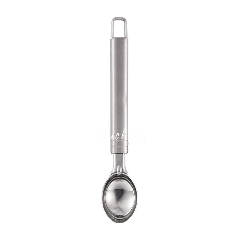 Full Stainless steel 6 piece ktichen gadget set tools with tray ice-cream spoon peeler pizza cutter