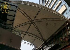 Quality Prefab Building Steel PVDF Membrane Shed Roof Trusses For Plaza wholesale