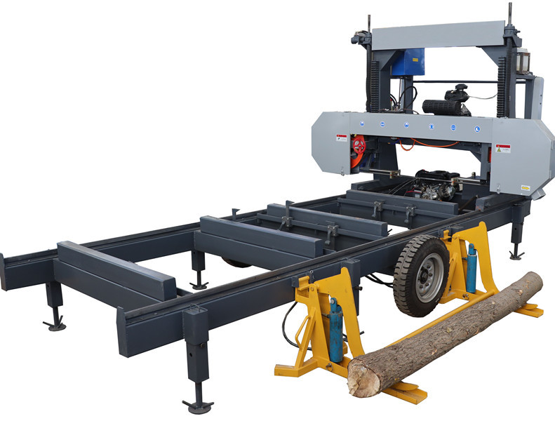 Diesel Saw mills, Tree cutting horizontal bandsaw mill, Portable sawmill for sale
