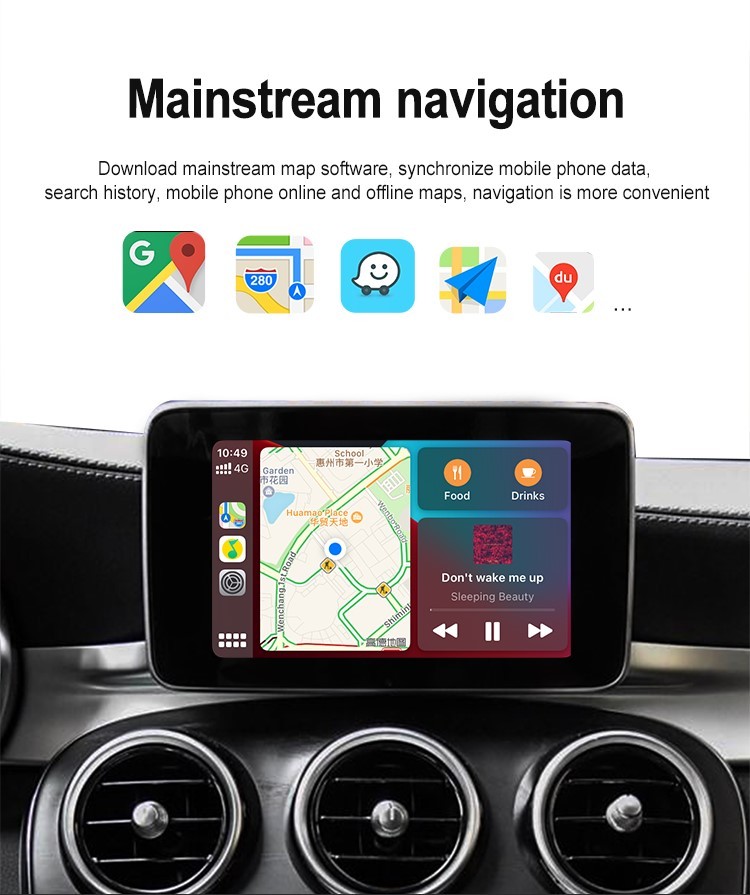 Cpc200 Tbox Ambient Usb Tbox Ambient Android 13.0 Wireless Adapter CarPlay Ai Box Sim Tf Card Slot Wireless Mouse Remote Control Car Play Box
