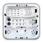 Luxury Garden 4 People Massage Hot Tub Spa Whirlpool Bathtub With Bluetooth