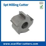 Drum / Shaft 5pt Milling Cutters For Electric Powered Scarifier Abrasives &