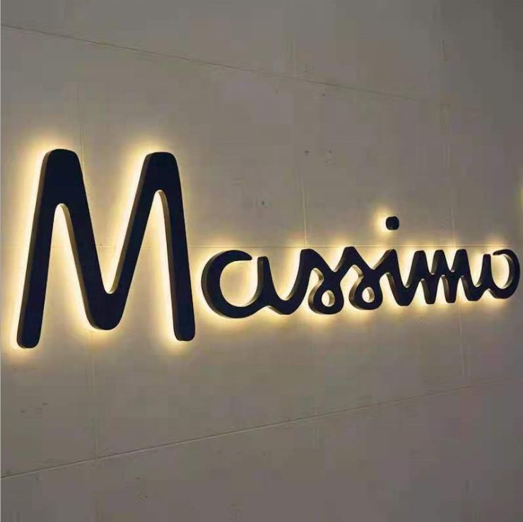 Double layer transparent acrylic rotating light box 360 degree display billboard ask head sign custom
