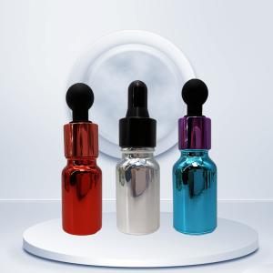 Quality Electroplated Cosmetic Dropper Bottles 10ml 15ml 30ml wholesale