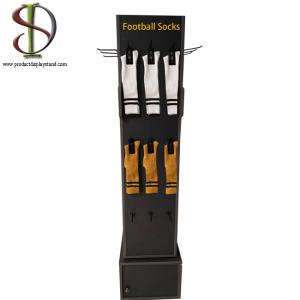Quality Rotating Free Standing Mdf Peg Hook Display Rack For Mobile Accessories wholesale
