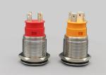 RoHS Round Head 19mm Metal Stainless Steel Push Button Switch