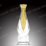 500mL Empty Glass Liquor Bottles , 570g Fancy Vodka Bottles