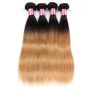 Quality Ombre Human Hair Weave 8A High Grade Straight Ombre Weave No Shedding wholesale