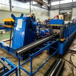 Custom W Beam Crash Barrier Machine Highway Guardrail Metal Roll Former