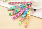 Colorful Disposable Nail Files Custom Print Eco Friendly For Professional Beauty