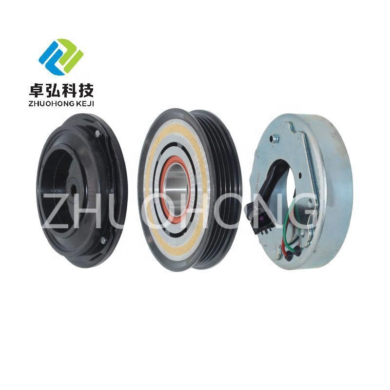 Auto AC Compressor Pulley Clutch Kit 4PK 114MM 12V Suitable for BUICK SGM GL6 2017- 18T