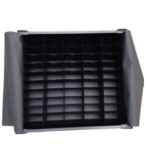 Quality Black Corrugated Plastic Storage Containers 850gsm 3.5mm Thickness wholesale
