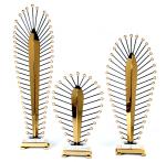 Decorative Metal Ornaments Abstract Tabletop Decor Sculpture