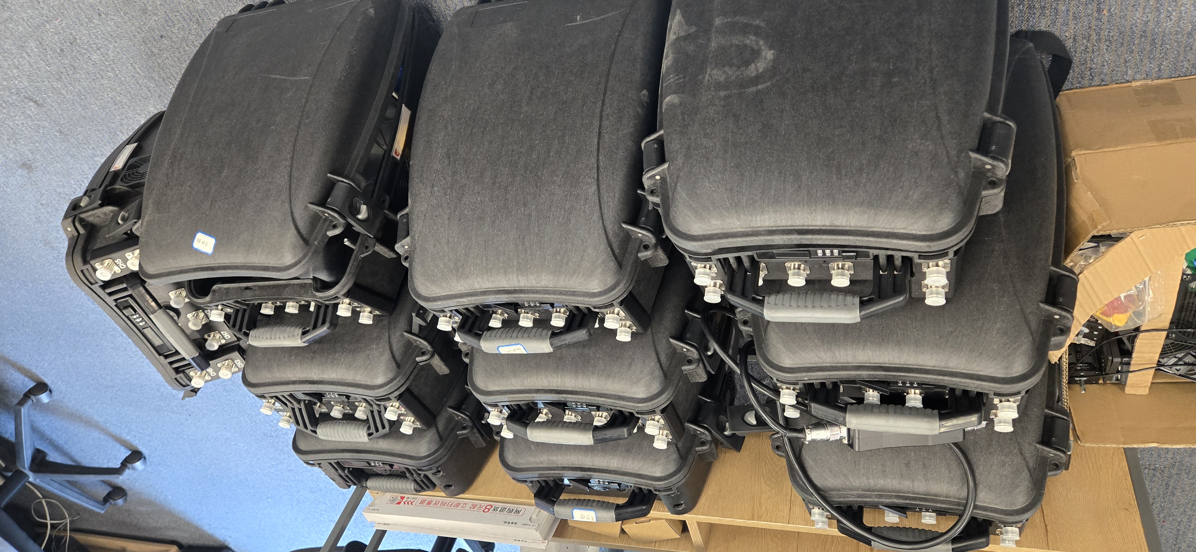 High Power Drone Jammer FPV Counter Backpack 3km 900MHz