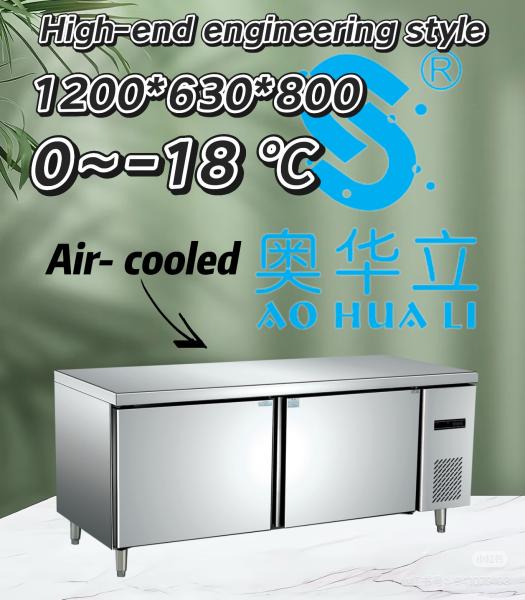 Thermal Insulation 2 Door Commercial Freezer Eco Friendly Commercial Kitchen