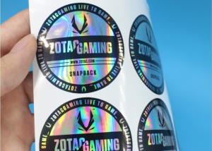 Quality Reflective Waterproof 3D Anti Counterfeiting Stickers Gloss Laminating wholesale