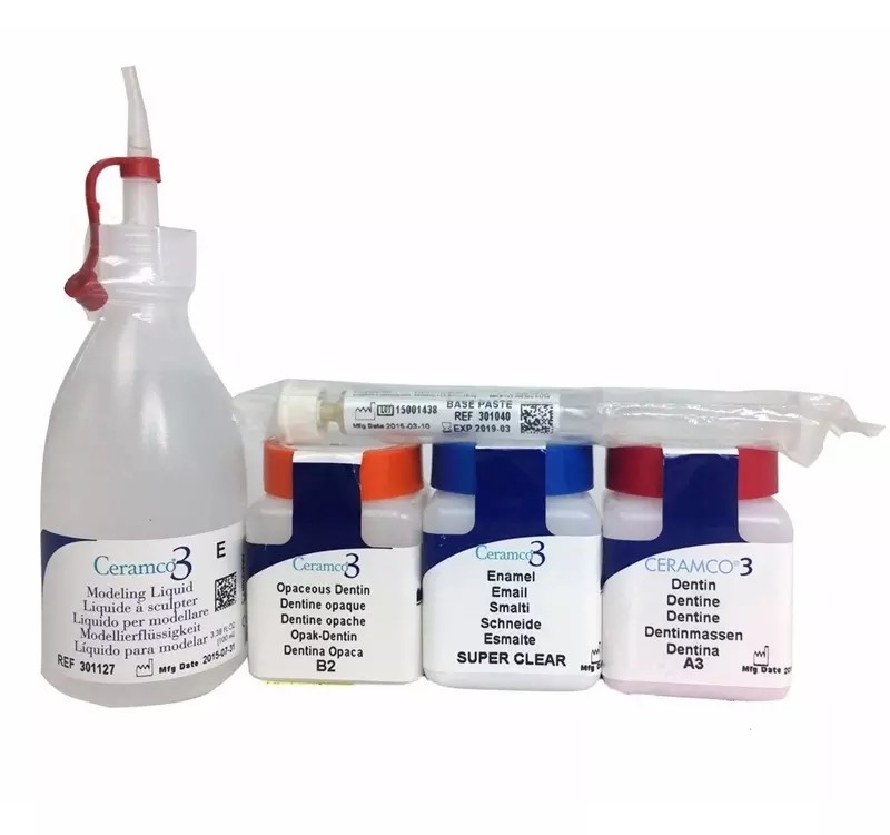 Porcelain Powder Dental Lab Tools 100% Original Ceramco 3 Denture Material For Metal