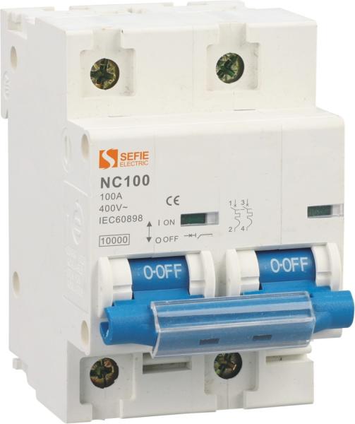 Cheap 80A Miniature Circuit Breaker  1P  2P  3P  4P 10000A Short - Circuit Capacity for sale