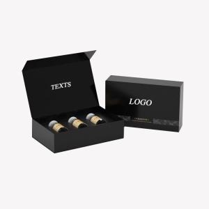 Quality Art Paper Customizable Rigid Magnet Box for Cosmetic Cologne Perfume Tester Attar Bottle wholesale