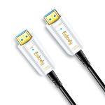 TPE Fiber Optical HDMI Cable 75 Feet 18Gbps 4K 60Hz With Apple TV Ps4 Xbox One