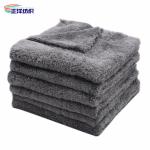 500GSM Reusable Cleaning Cloth 40X40CM Fluffy Microfiber Edgeless Washing