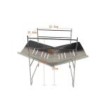 Portable Firewood Furnace Backpacking Camping Outdoor Lightweight Picnic