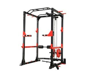 Quality Gym Equipment primal strength commercial power rack with lat pulley wholesale