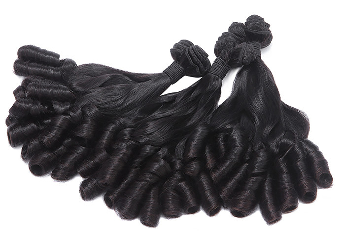 Full Cuticle 100% Virgin Human Hair Extensions Funmi Spiral Curl 8 - 20 Inch