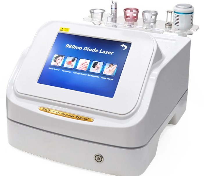 Professional 980nm Diode Laser Machine For Spider Veins / Vascular Removal