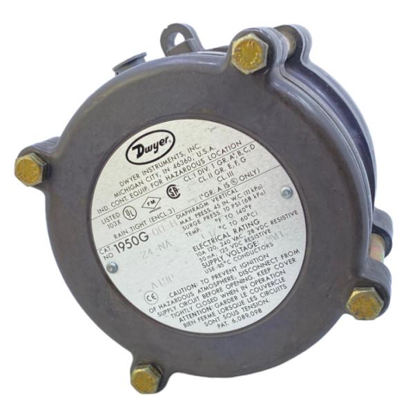 Dwyer Explosion-proof Differential Pressure Switch 1950G-0-B-120-NA 1950G-00-B