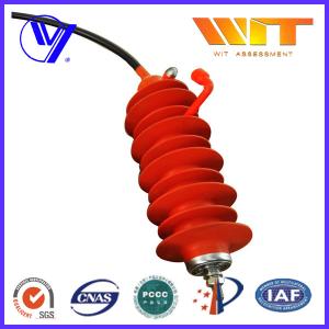 Quality 24KV Electrical Transmission Line Surge Arrester with Silicone Rubber Housing wholesale