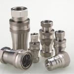 1 Inch Close Type ISO Quick Coupler , Stainless Steel Couplings Quick Release