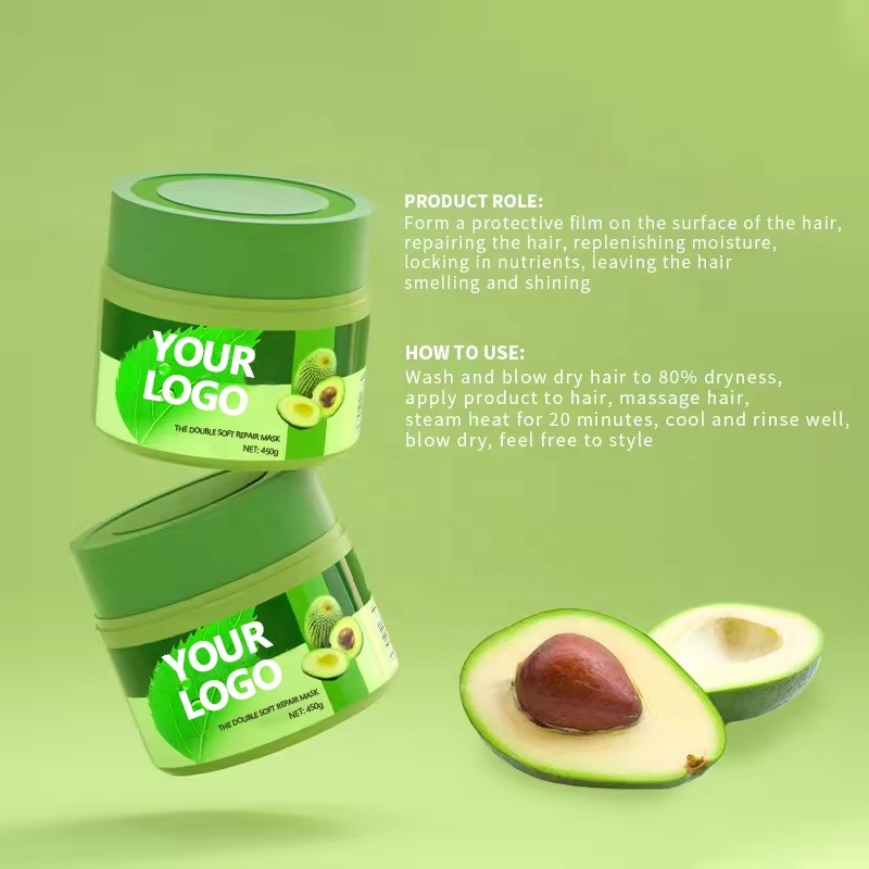 Avocado Oil Treatment Hair Mask For Dry Hair Repairing Hairmask Moisturizing Treatment Organic Herbal Hair Mask