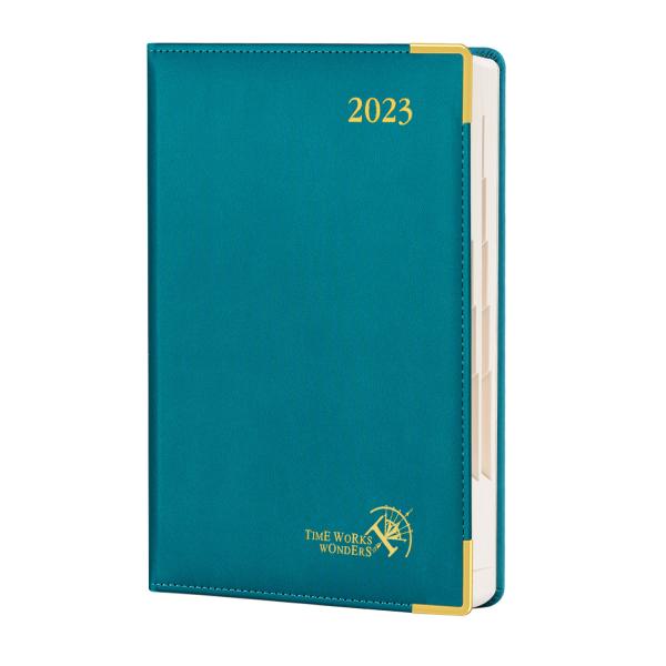 Pacific Green Executive Daily Planner 2023 , Customization A5 Daily Schedule