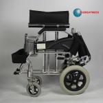 Shiney Sliver Extreme Aluminum Manual Wheelchair Flip Up Armrest Easy Carry