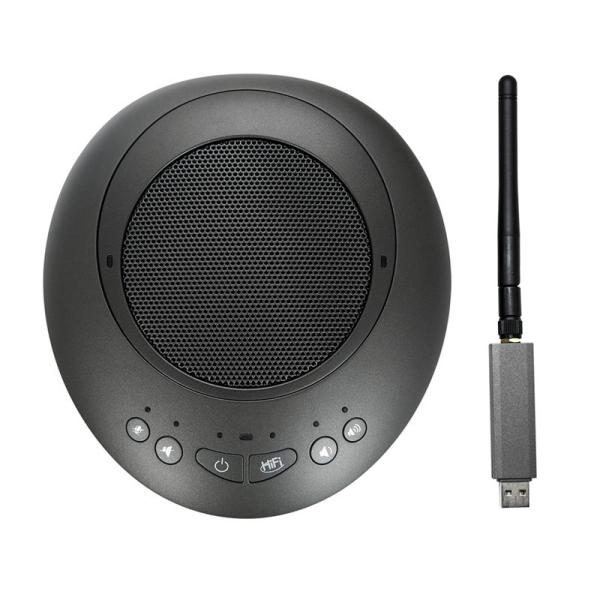 Full Duplex 360° USB wireless microphone for video conferencing RF2.4G wireless
