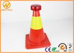 Anti Theif Traffic Safety Cones Mini LED Warning Light Powered by Solar