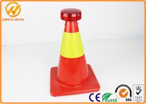 Quality Anti Theif Traffic Safety Cones Mini LED Warning Light Powered by Solar Batteries wholesale