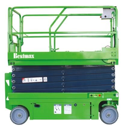 Automatic Scissor Lift Small Size 8m Electrical Driving 230kg Aerial Working Platform