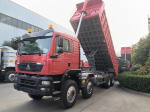 Quality 8 × 4 Lhd 12 Wheels Sinotruk Tipper 400Hp Euro 2 wholesale