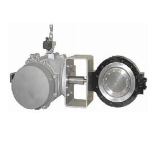 Quality PN 10 - PN 40 Pressure Pneumatic Butterfly Valve Without Lining Metal Material wholesale