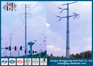 Quality HDG Polygonal Power Galvanized Steel Pole for Electrical Industry wholesale